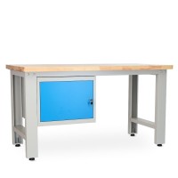 Dílenský stůl Solid OAK-10, 150 cm, závěsný box