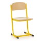 Školní židle Denis, nastavitelná - vel. 3-5 - Žlutá - RAL 1021