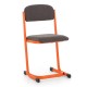Učitelská židle čalouněná - Oranžová - RAL 2004