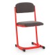 Učitelská židle čalouněná - Červená - RAL 3020