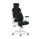 Kancelářská židle Chrono - Černá / bílá