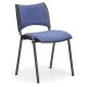 Konferenční židle SMART - černé nohy - Modrá